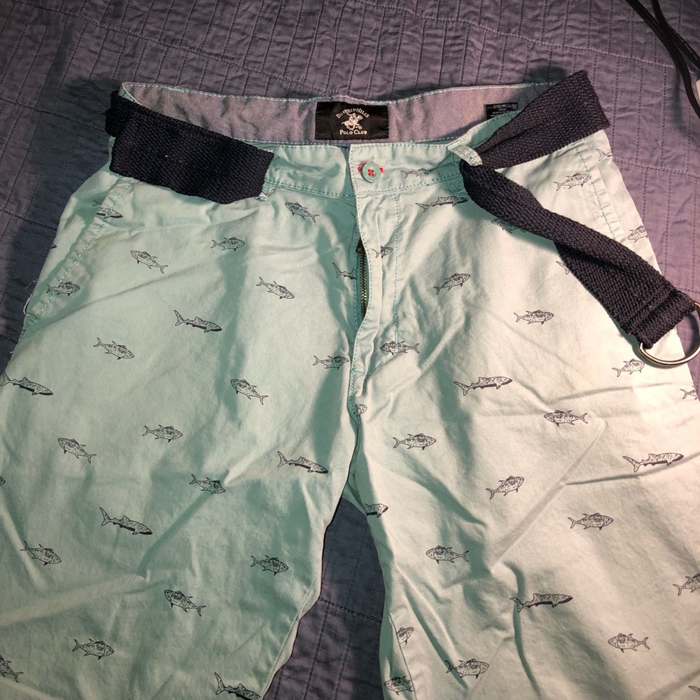 Men’s Beverly Hill’s Polo Club Flat Front Shorts